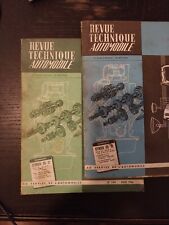 Revues Techniques Citroen DS 21 M DS 19 A DS19 MA partie 1 et 2 rta 244 et 245