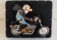 Figurine moto en résine Joe