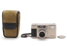 Appareil photo argentique Contax TVS 35mm Point & Shoot Argent【Presque...