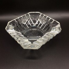 Cendrier en cristal blanc