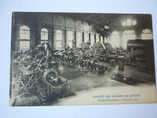 CARTE POSTALE /  ACIERIES DE LONGWY /  GROUPE ELECTROGENES STATION   E 