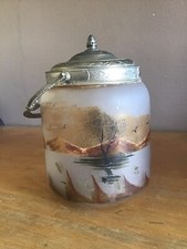 Seau/pot à biscuit ancien en