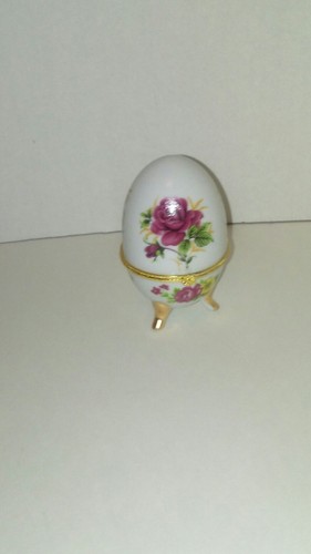 Vintage porcelain egg holder - porcelain,