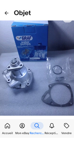 Lancia beta water - water, pump