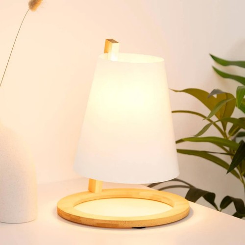 Lampe poser bambou 26cm - poser,