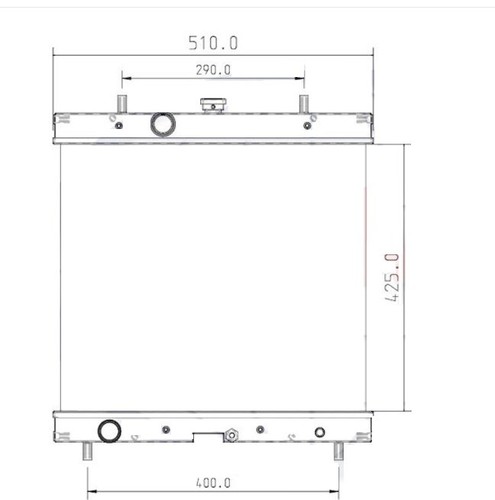 Radiateur moteur pour jensen - moteur,