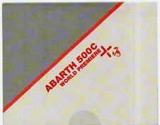 Abarth 500C 2010 Export Markets Launch Foldout Sales Brochure In English Fiat