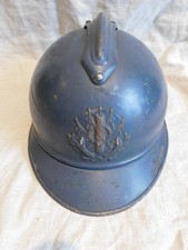 FRANCE 14-18 : CASQUE ADRIAN Mle 15 INTENDANCE MODELE PRECOCE COULEUR D'ORIGINE 