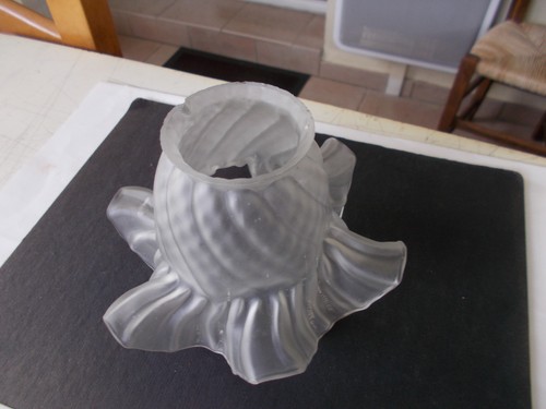 Ancienne tulipe abat jour - ancienne, en