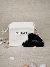 Gua Sha Coeur Obsidienne Noire