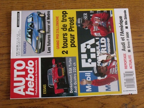 Revue auto hebdo n - $$$,