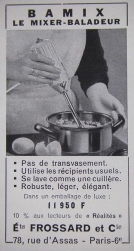 Publicité 1956 bamix - publicitÉ,