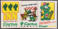 Lot of 3 "Cactus" Theme Matchboxes (Ba/113)