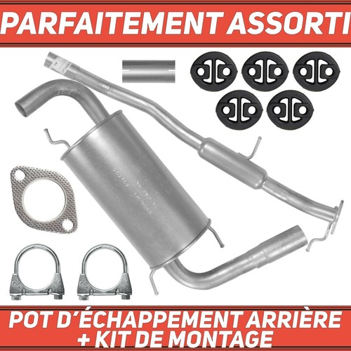 Pot échappement arrière - déchappement,