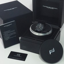 Porsche Design Watch 1919 Globe Timer 6020.2.02.001.06.2 Black with Box