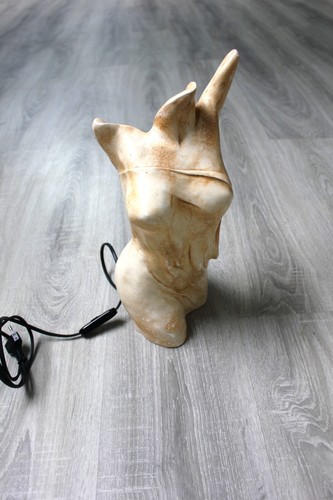 Lampe buste femme céramique