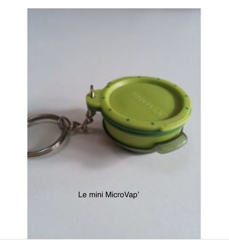 Porte cle microvap - cle, vert