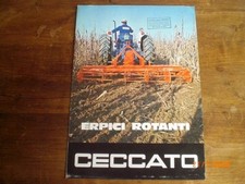 OLD ADVERTISING BROCHURE ROTARY HARROWS CACCATO