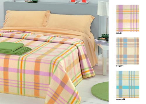 Couverture jacquard pour - pour, lit