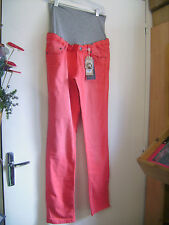 Pantalon de grossesse NOPPIES slim corail taille W30 neuf + étiq.