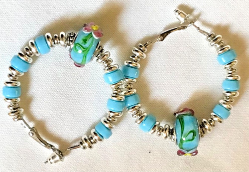 Boucles créoles argent - ⭐️boucles,