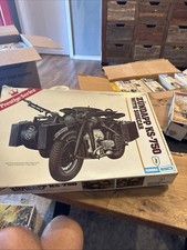 1/9 SCALE AURORA/ESCI PRESTIGE SERIES ZUNDAPP KS-750 W/ SIDECAR #6362