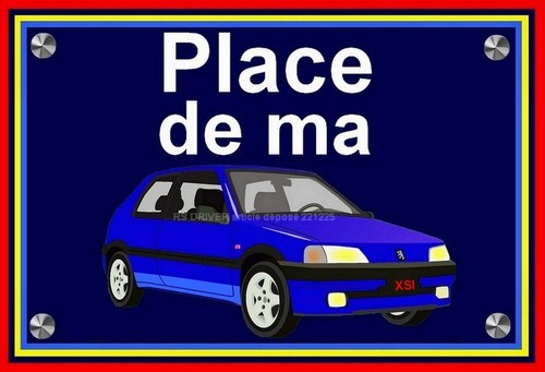 Plaque place ma peugeot - place,