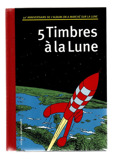 Timbres lune tintin - à, lune.