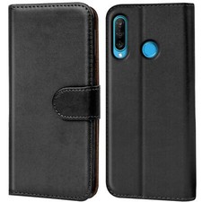Etui Coque Pour Huawei P30 Lite Téléphone Portable Rabattable Housse Livre Mince