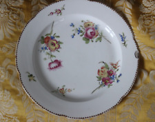 Assiette porcelaine de Paris - XVIIIe - Locré - aux bouquets de fleurs