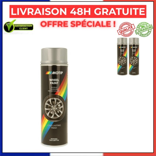 Peinture jantes motip argent - jantes,