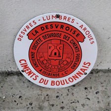 Rare Petite Plaque Émaillée