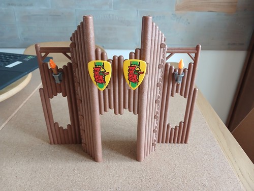 Entrée fort playmobil - entrée,