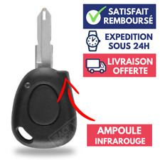 Boitier Télécommande Plip Coque pour Clé Voiture RENAULT Megane ➜Infrarouge IR