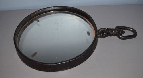 Miroir fer forgé dans gout - miroir,