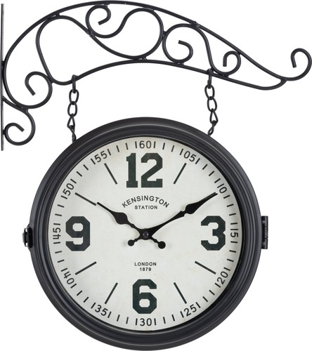 Horloge gare double murale - gare,