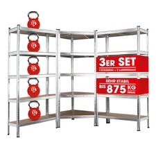 Rayonnage pour Charge Lourde Étagère Set Atelier Stockage sous-Sol Étagères