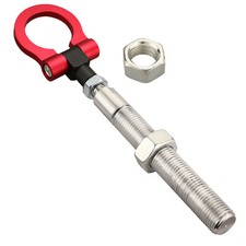 Red Tow Hook Fits for Hyundai Veloster 19-25, Genesis 10-25, Kia Soul 14-25 etc