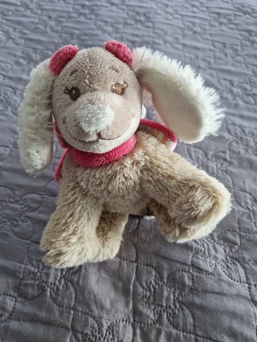 Doudou peluche chien noeud - doudou,