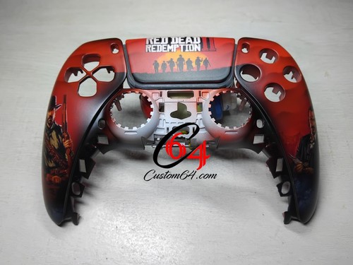 Coque manette ps5 custom red - coque,