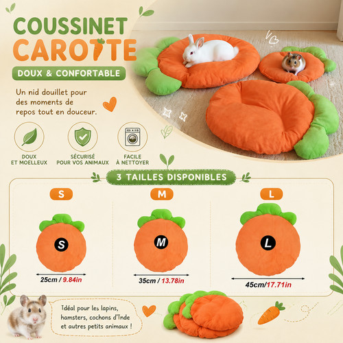 Coussinet carotte lit - coussinet,