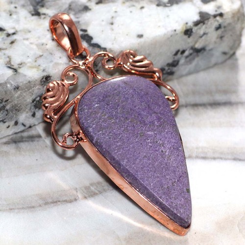 Pendentif plaqué cuivre - pendentif, en