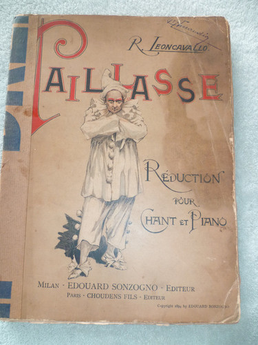 Paillasse chant piano - chant, et