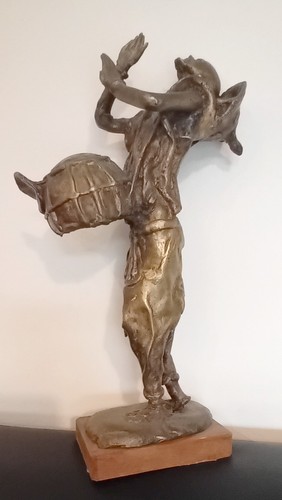 Sculpture statuette bronze - en,