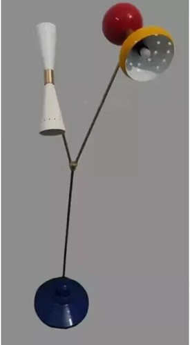 Lampadaire trépied laqué