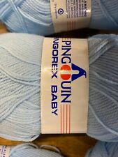 ANCIEN LOT DE 5 PELOTE DE LAINE GEORGE PICAUD BERGÈRE DE FRANCE PINGUOIN