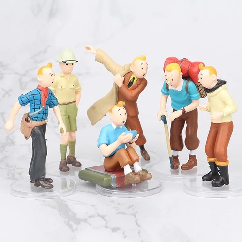 Lot figurines tintin - de,