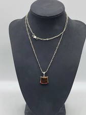 ZV - Collier pendentif ambre