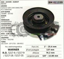 ELECTROMAGNETIC FRICTION WARNER TRACTOR MTD CUB CADET 9171459 7171459 177238