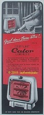 1953 FRENCH AD PUB CALOR FAN LIGHT BLOWER RADIATOR